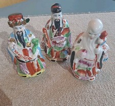 Vintage 3 Chinese Sanxing God