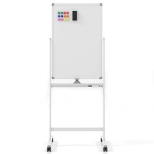 COSTWAY Portable Rolling White