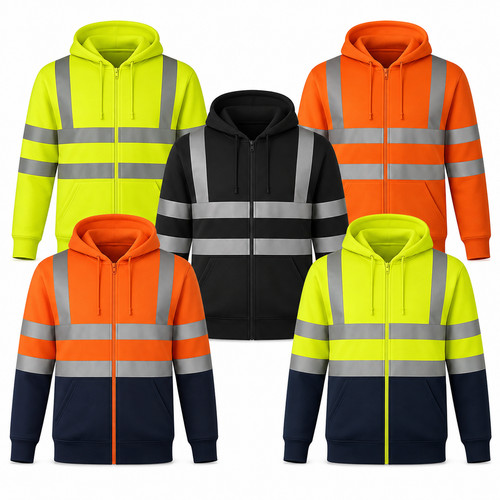 Workwear vis hoodie - hi, full