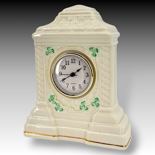 Belleek cashel shamrock mantel - belleek,