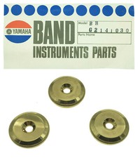 Yamaha YBH 301 Baritone Horn Bottom Valve Cap Set (3) Lacquered