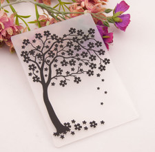 Plastic Embossing Folder Tree