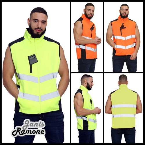 Mens vis gilet sleeveless - mens, hi
