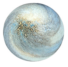 Glass Lamp Large Planet Moon