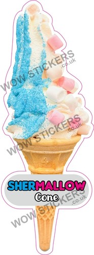 Ice cream van - , sticker