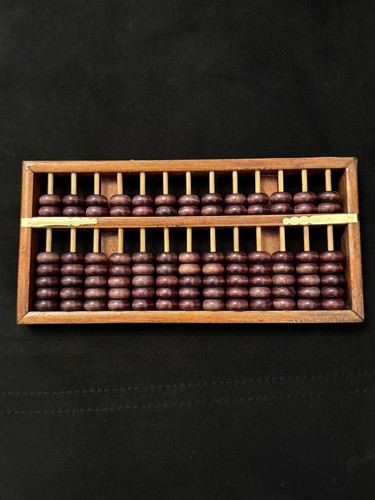 Vintage wooden abacus - wooden, chinese