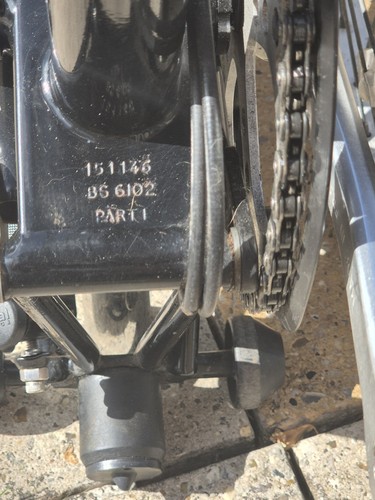Brompton folding bike - folding,