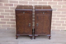 Pair of Walnut Vintage Bedside