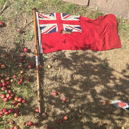 Vintage antique red ensign - vintage,