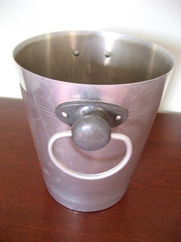 Aluminium ice bucket 1960s