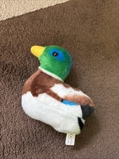 Mallard Duck Stuffed Animal No Sound 5" Plush Soft Toy Wild Republic  Rare