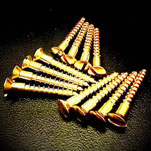 Brass raised countersunk - brass,