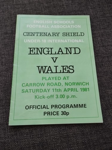 England wales 04 1981 - england, v