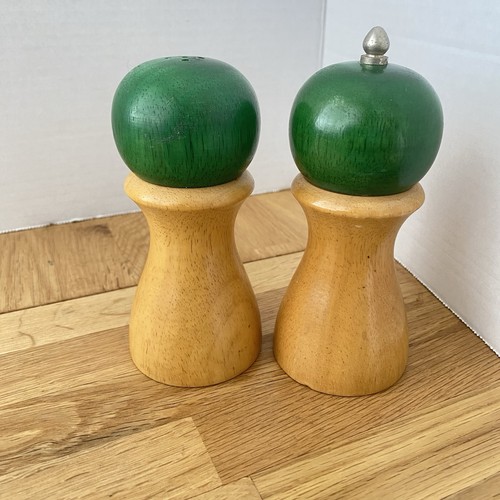 Vintage wooden salt - vintage,