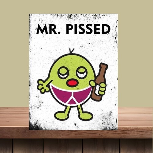 Funny pissed men metal - funny, wall