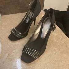 Bourne evening Diamanté Stiletto shoes. EU 41.  Ankle Strap. Wedding, Xmas Party