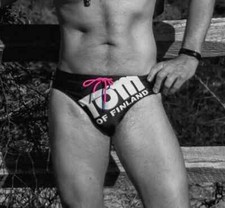 TOM OF FINLAND BLACK SWIMWEAR