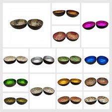Hand-Painted Coconut Bowls