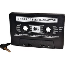Car Audio Tape Cassette Adapter Nano 3.5mm Jack Aux iphone For ipod Mp3 Cd Radio