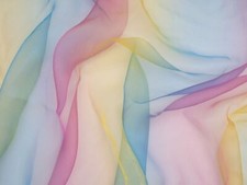 Minerva Rainbow Organza 150cm