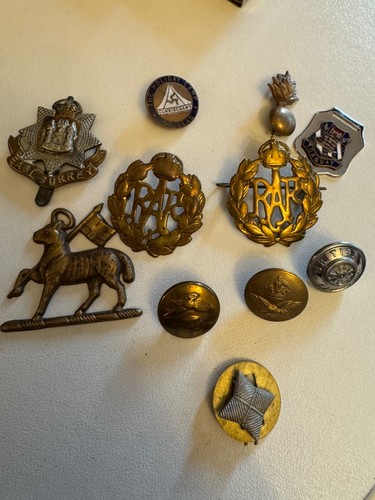 British military cap badges - british,