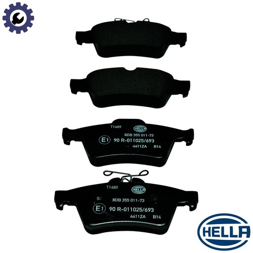 Brake pad set disc - set,