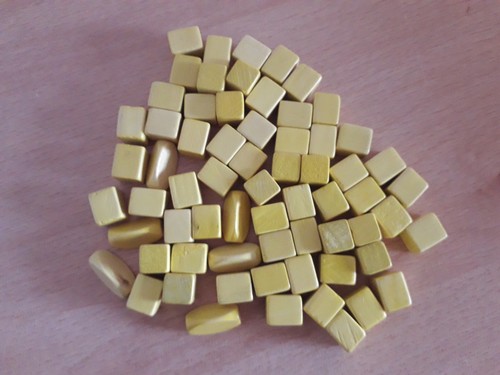 1960 era yellow tokens - tokens, for