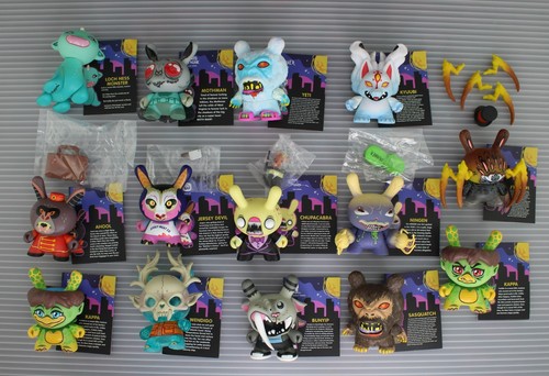Lot kidrobot city cryptid - lot, 3"