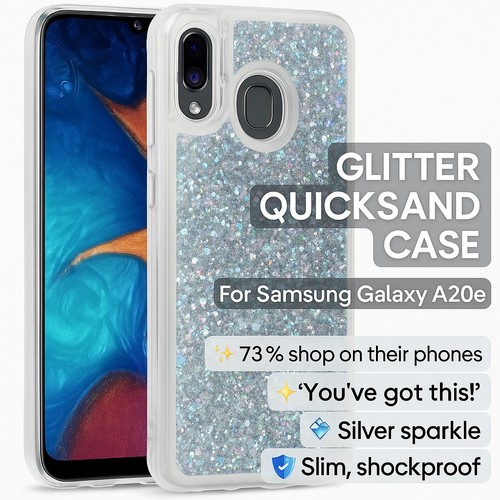Samsung galaxy a20e glitter - samsung,