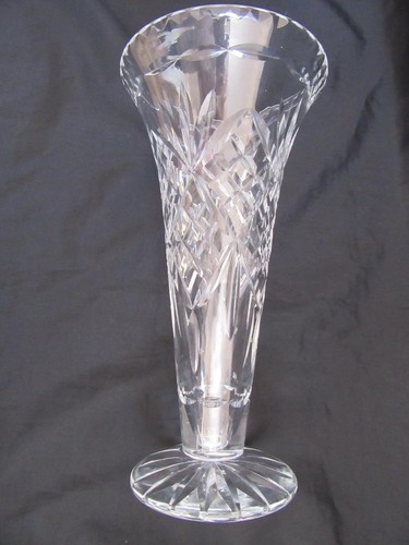Tall 30cm cut glass crystal - tall,