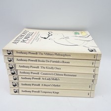 7x Anthony Powell 1970s Vintage Fontana Paperback Book Set Bundle