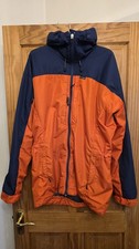 Paramo Alta 2 Mens Waterproof Jacket, Orange And Blue, Size Large.