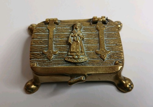 English brass snuff - brass, box