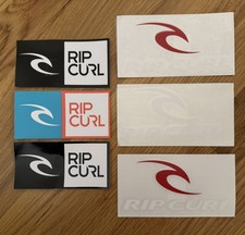 Lot of Six Rip Curl Stickers -