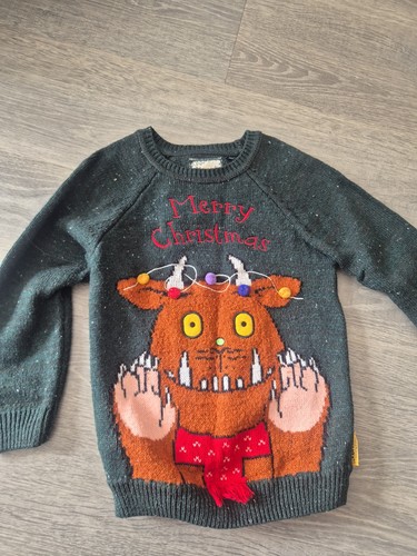 Gruffalo boys christmas jumper - gruffalo,