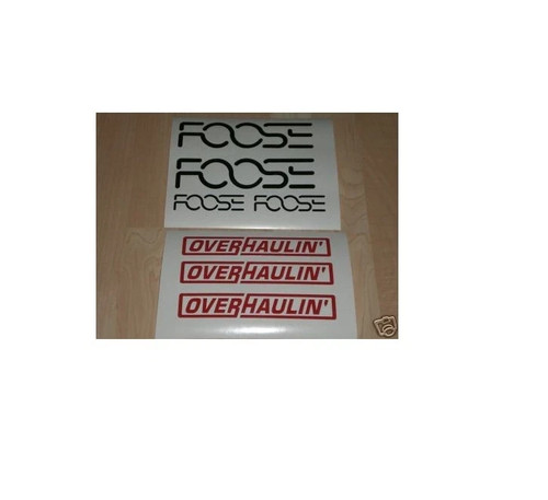 Foose sticker set overhaulin - set,