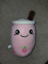 Bubble Tea Boba Cup Squishmallow Plush Toy Soft Cushion