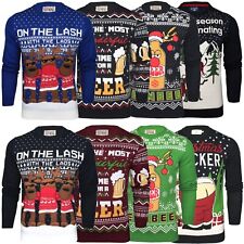Xact Mens Christmas Jumper, Novelty Funny Naughty Theme
