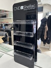 CND SHELLAC SALON WALL DISPLAY SHELF RACK