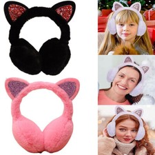 Winter Women Kids Soft Cute Earmuffs Ladies Girls Earflap Warmers Ear Muffs UK