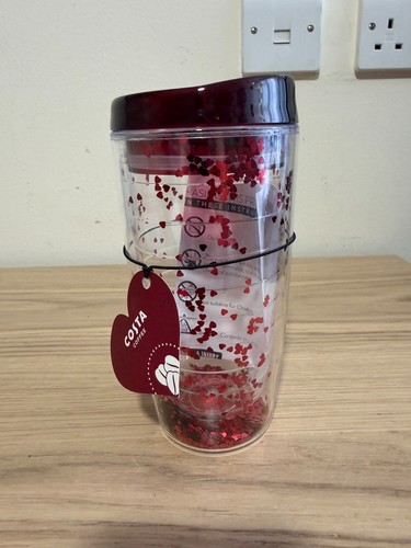 Costa coffee red - coffee, glitter