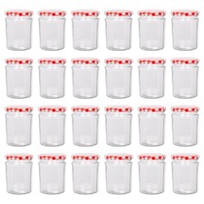 Argon Tableware Glass Jam Jars