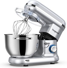 Stand Mixer, Vospeed Food Mixer Dough , 6.2L 1500W Electric Cake -Ex display
