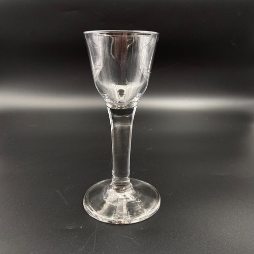 Georgian plain stem wine glass