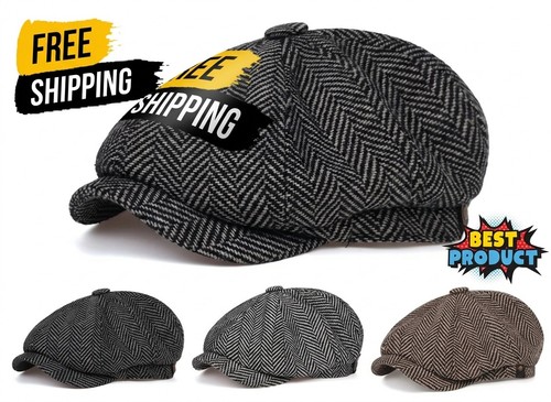 Mens newsboy flat cap - newsboy,