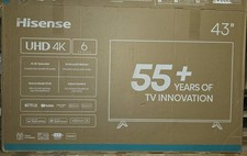 Hisense Smart TV 4K 43A6QTUK