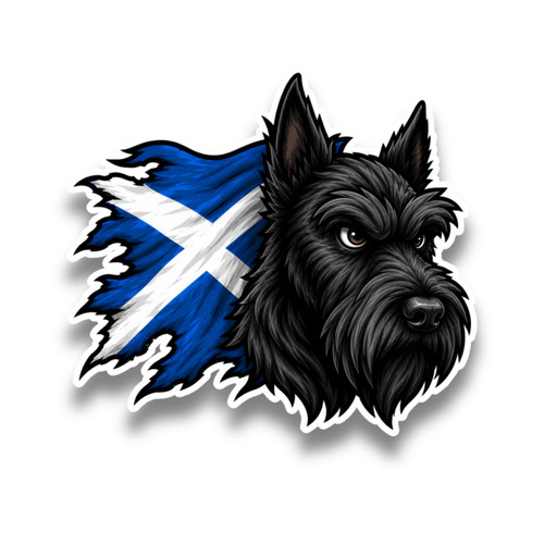 Terrier dog mascot scotland - terrier,