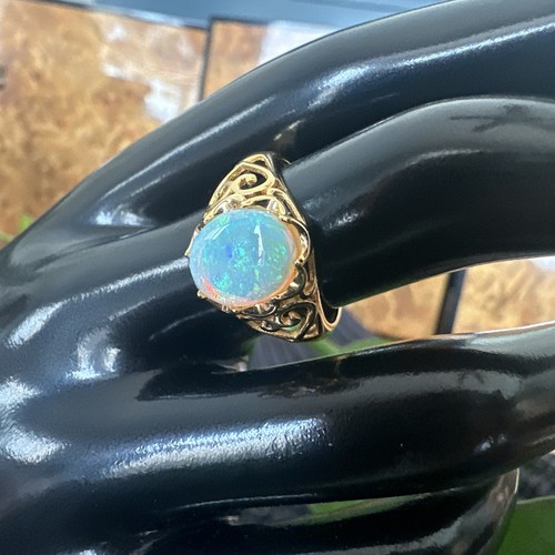 Australian opal ring - australian,