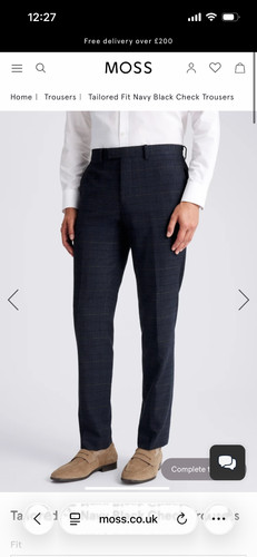 Moss bros trousers - trousers, tailored