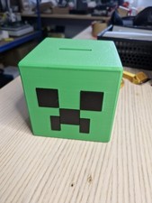 Creeper Minecraft Piggy Bank